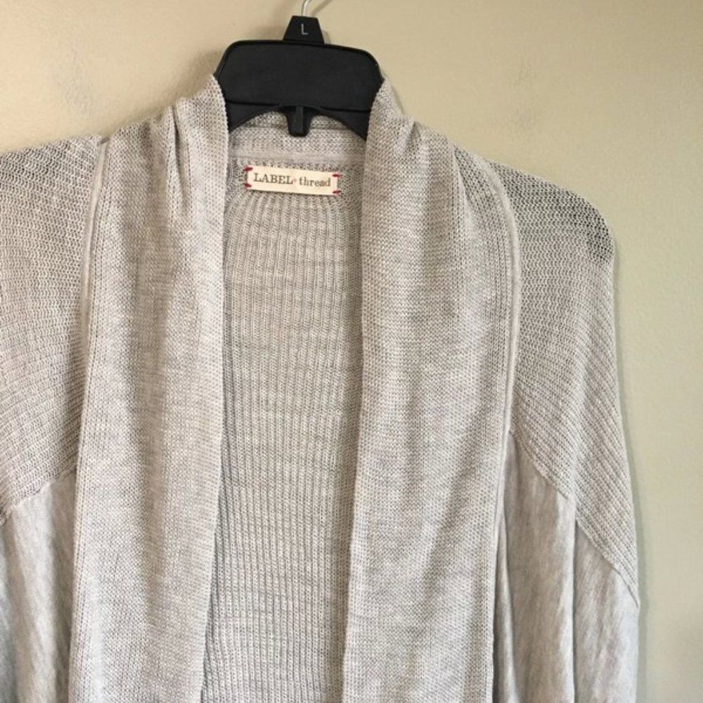 Label + Thread grey cardigan - Picture 3 of 5